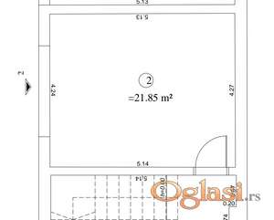 Novo Naselje-22m2 - useljenje 01-2026 godine-cena 45300
